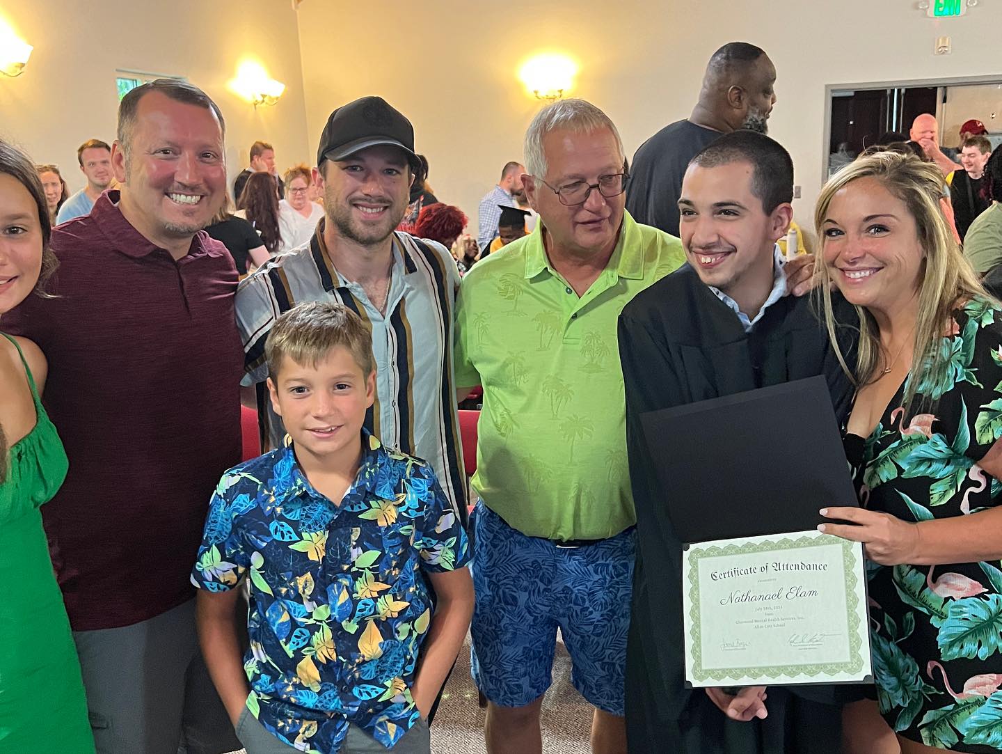 Allan Cott graduates 8 students Glenwood