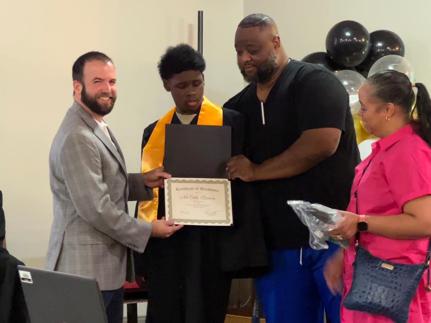 Allan Cott graduates 8 students Glenwood