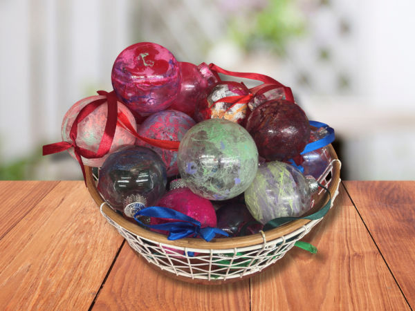 Hand-Painted Ornaments by Glenwood Residents