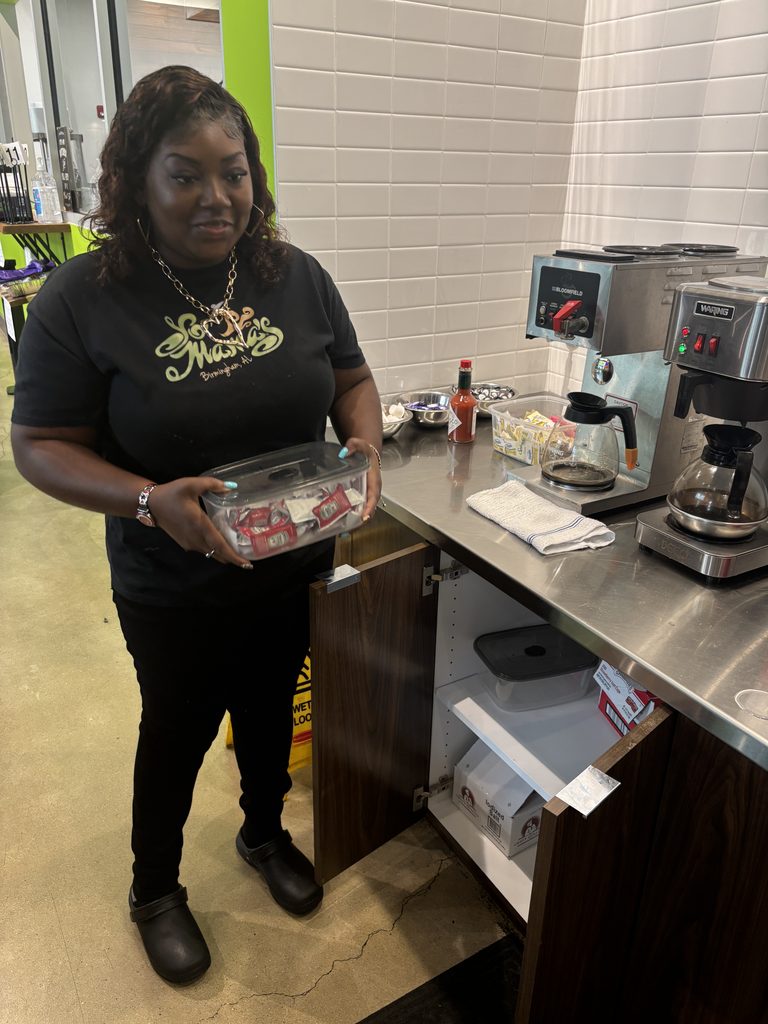Jamyia stocking supplies