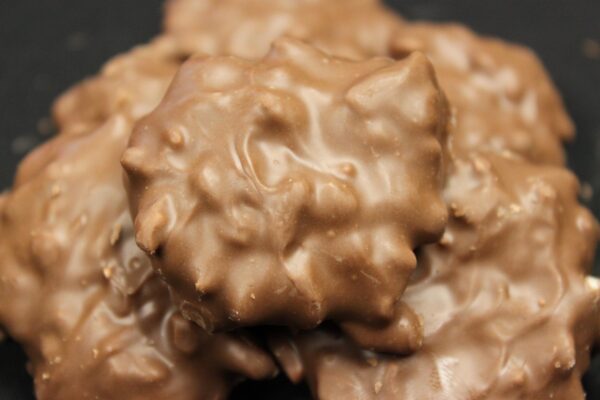 Chocolate Covered Caramel Clusters 8 oz.